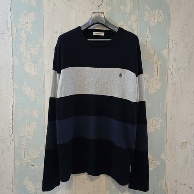 빈폴 남성 스트라이프 울 니트 110