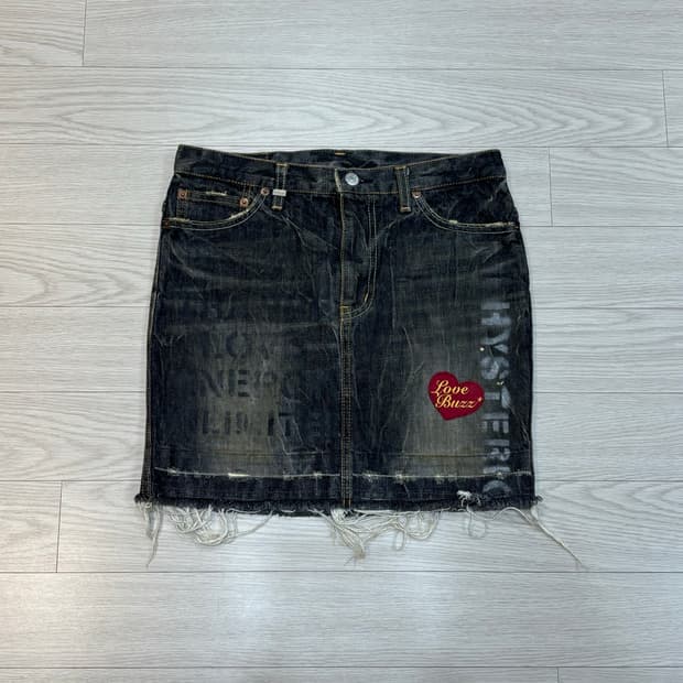 Hysteric Glamour 히스테릭글래머 데님 미니스커트