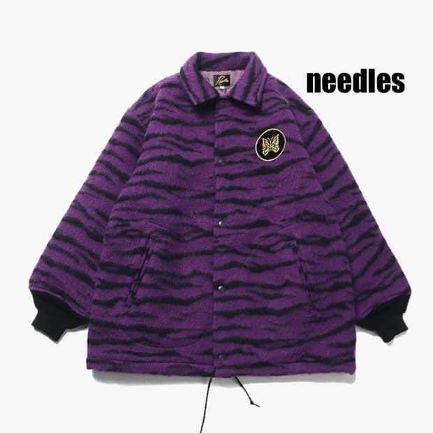 [S][100] 니들스 샤기 코치 자켓 타이거 퍼플 