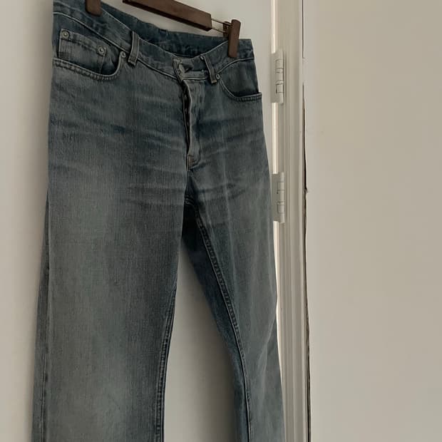 Helmut lang 1998 Vintage Burned Denim
