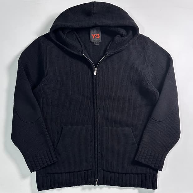 Y3 와이쓰리 니트 울 후드집업