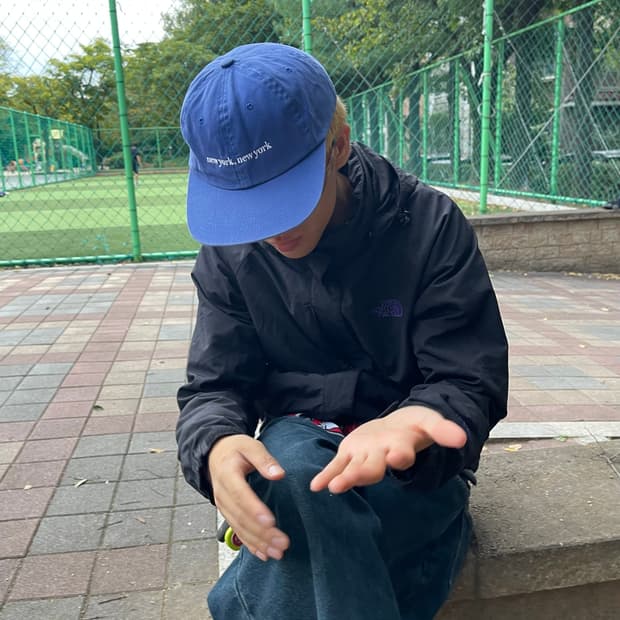 hotel blue 뉴욕 일자챙 캡