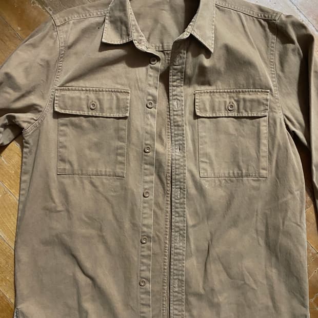 (해외판) 스파오 워크웨어 베이지 남방 (100)