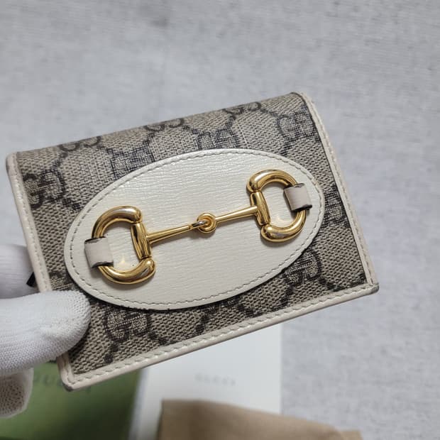 구찌 홀스빗 1955 GG 카드 지갑