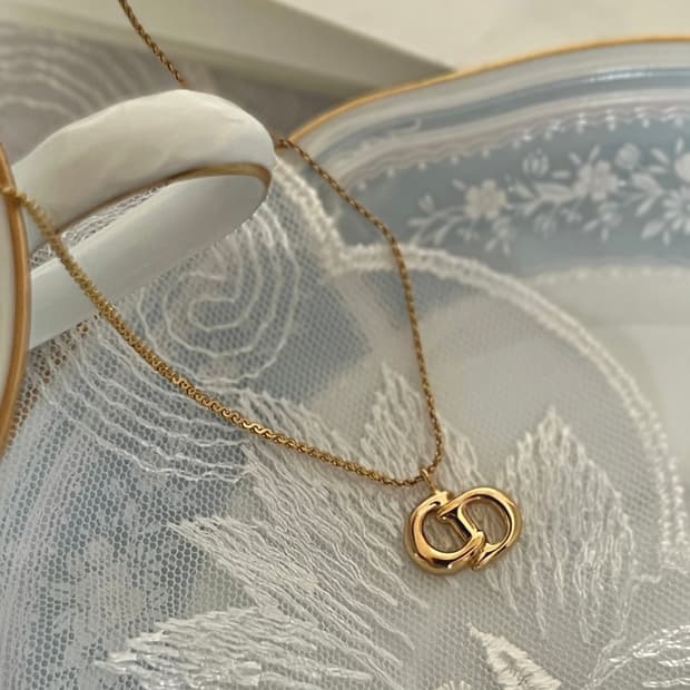 디올 CD로고 목걸이 / 정품감정,케어