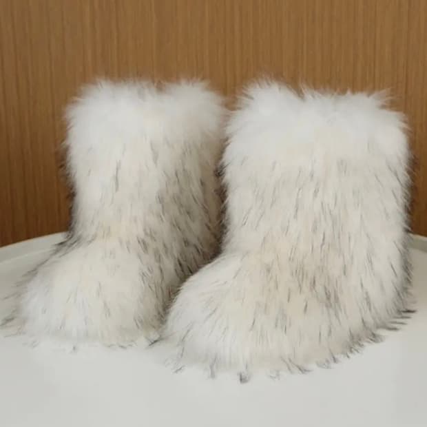 (새상품) 퍼 부츠 235-245