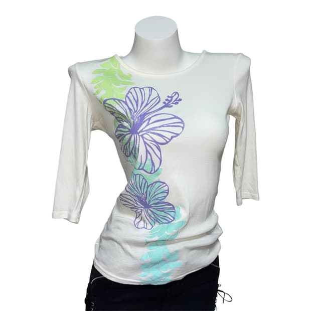 Oriental Butterfly Bloom Tee