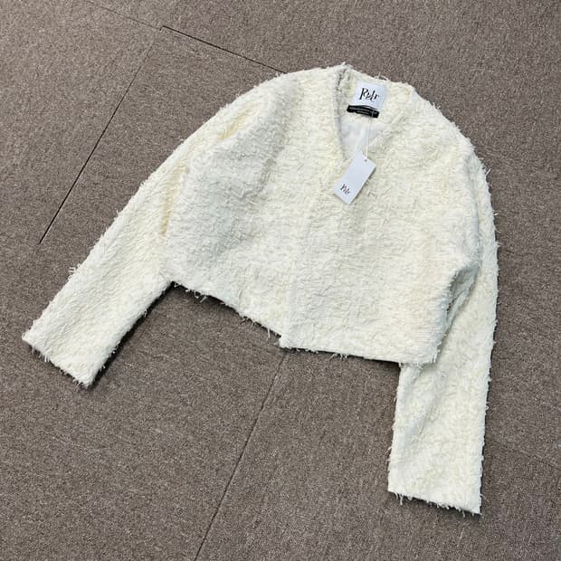 새상품 포스터 윙스 노카라 자켓