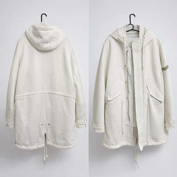 디젤 화이트 스노우파카