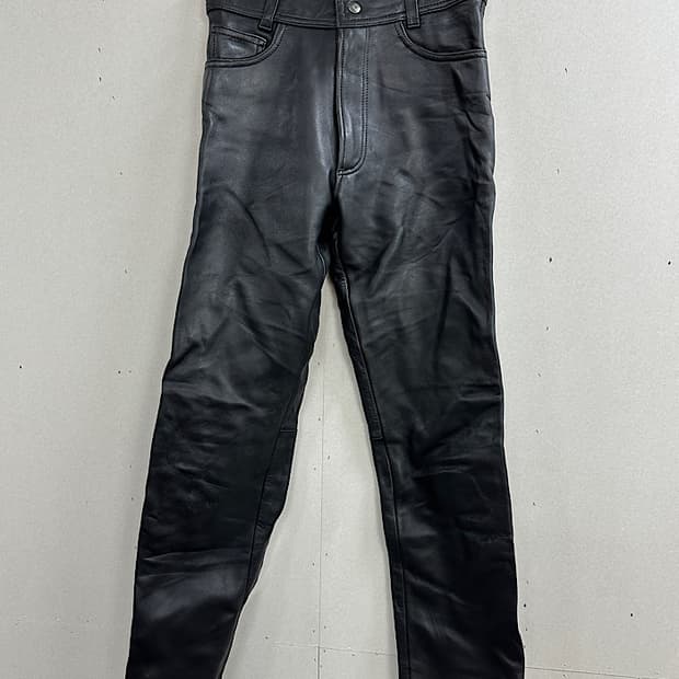 빈티지 가죽 팬츠 27인치 