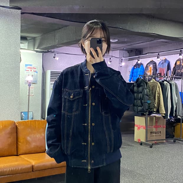 트릴리온 멀티포켓 투웨이 데님자켓 B3708