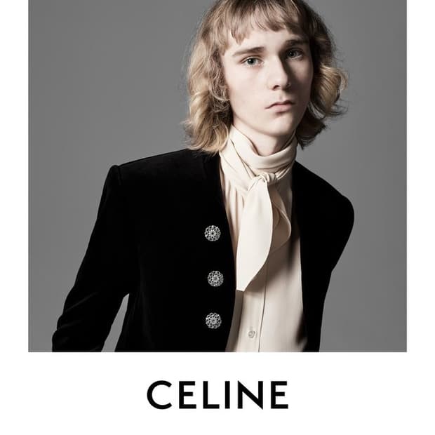 [BTS 지민님 착용] 셀린느 20AW 실크 보우 타이 셔츠