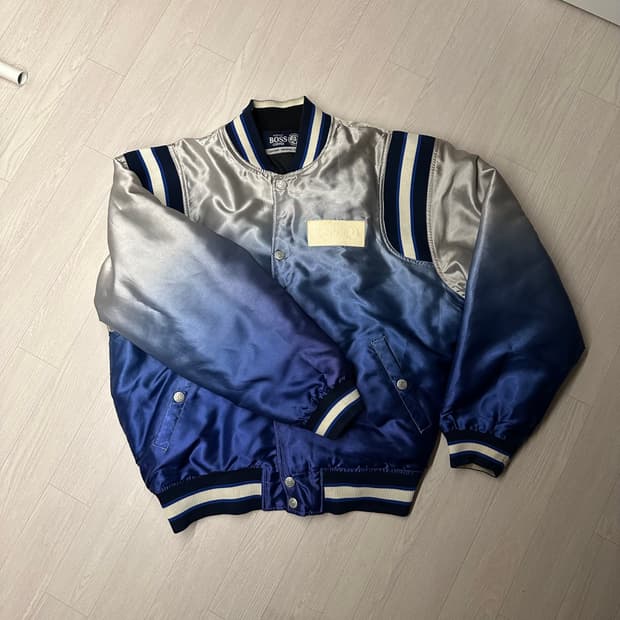 {빈티지} 보스커피 점퍼 (리버시블)