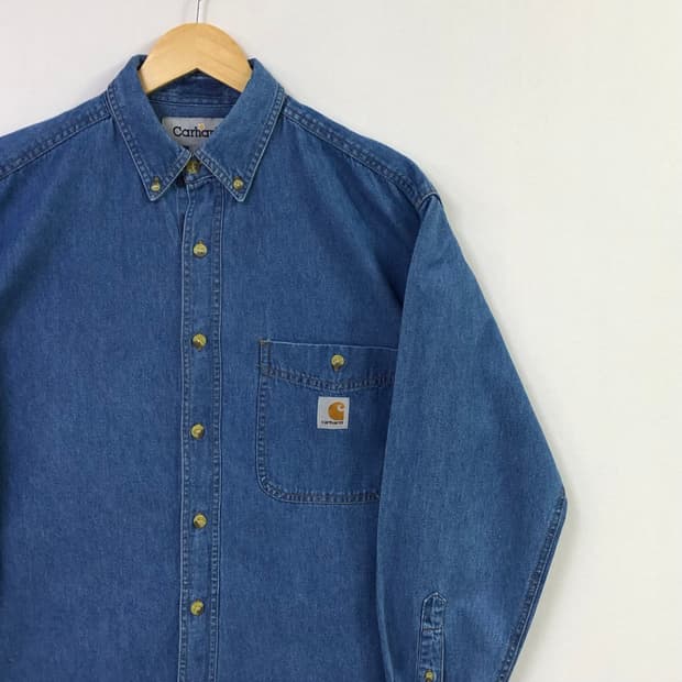 L 칼하트 데님 셔츠