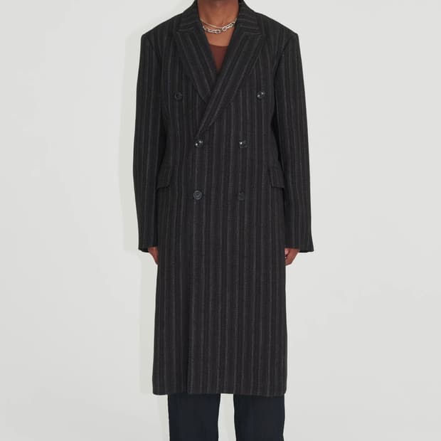 아워레가시 웨일 코트 스트라이프 46 사이즈