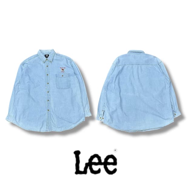 리 워크 데님셔츠 s07099