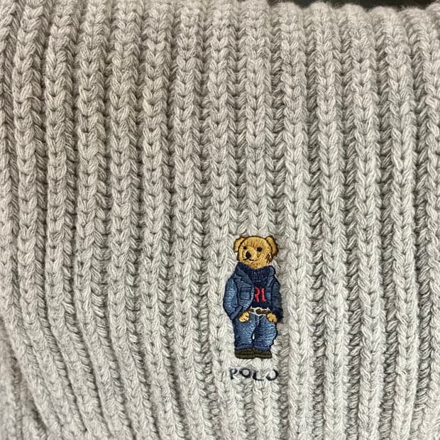 [정품] 폴로 곰돌이 목도리