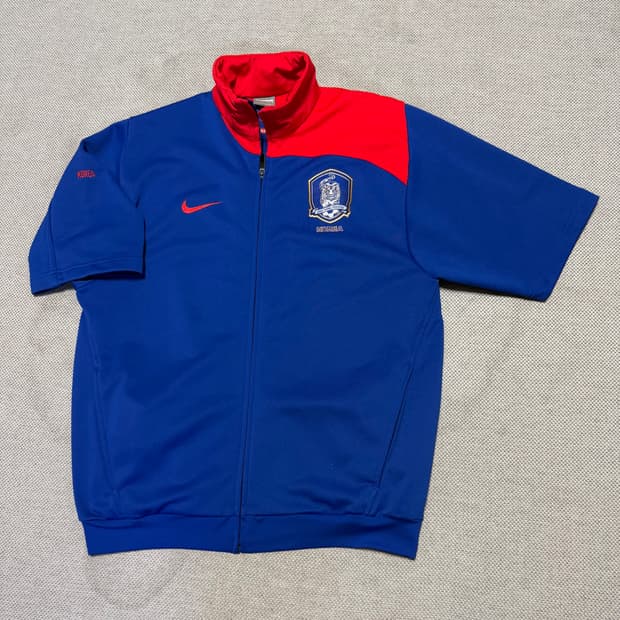 나이키 대한민국 반팔 트랙탑 져지