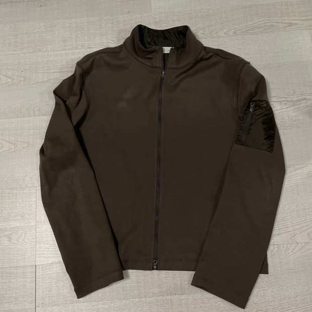 아모멘토 포켓 집업 자켓 Pocket Zip Up Jumper, Brow