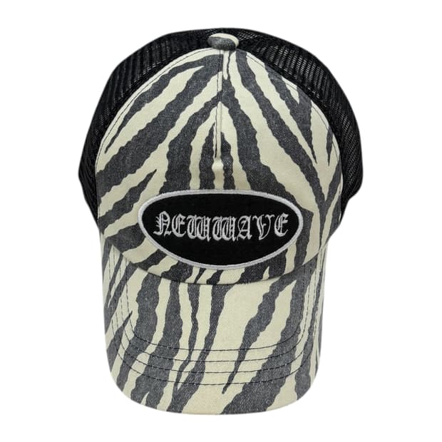 프로젝트웨이브 지브라 메쉬 트러커캡 모자