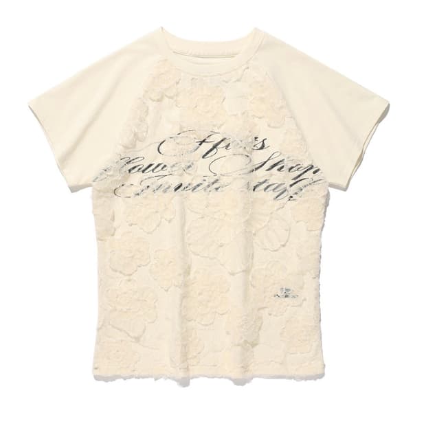 나이스고스트클럽 FFATS FLOWER SHOP LAYERED TEE_I
