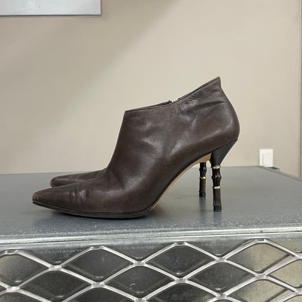 구찌 주미 레더 앵클부츠 EU36.5 (gr-4013)