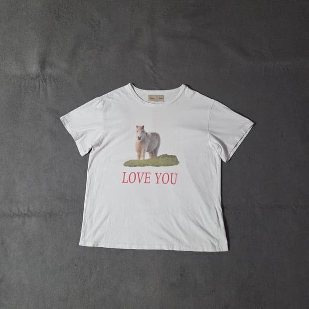 마뗑킴 러브유 반팔 티셔츠