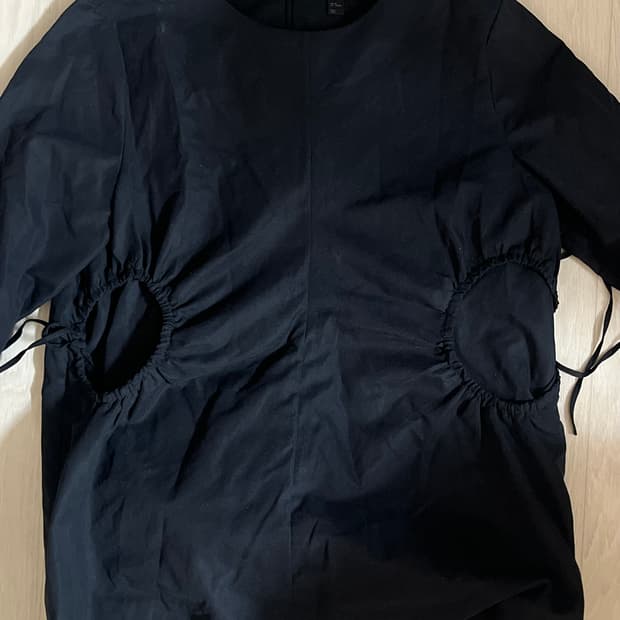 COS 코스 블랙 블라우스