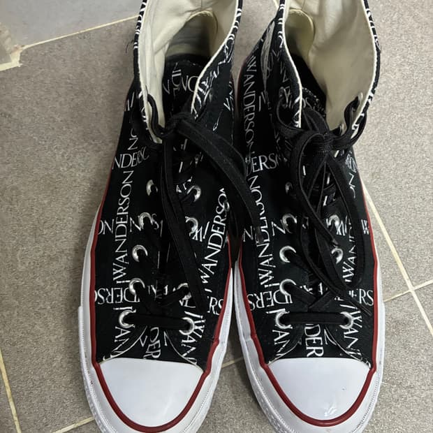 Jw컨버스 척70 하이 그리드 블랙 