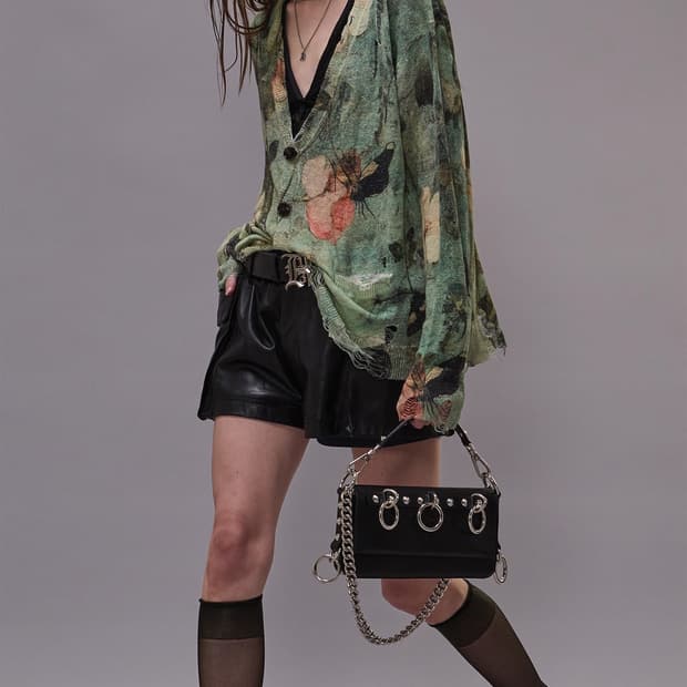 R13 25ss 플로랄 가디건