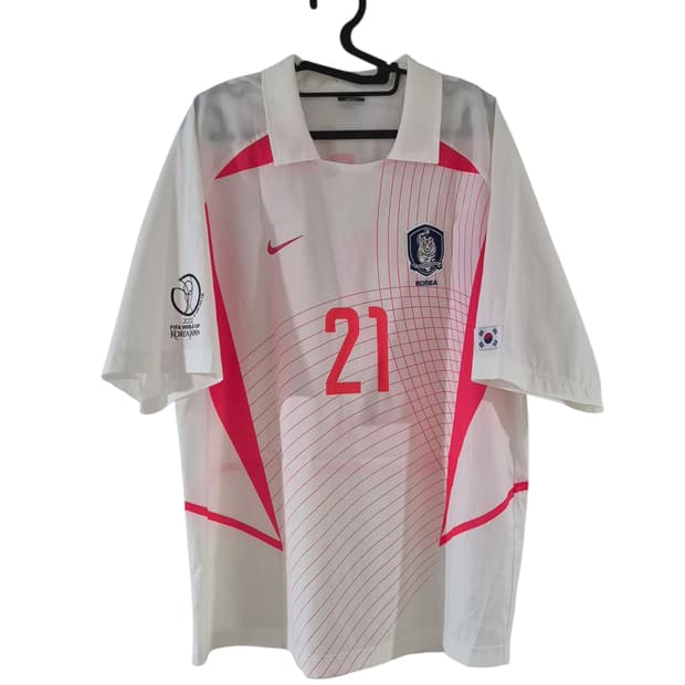 2002월드컵 대한민국 국대 박지성 나이키 축구유니폼