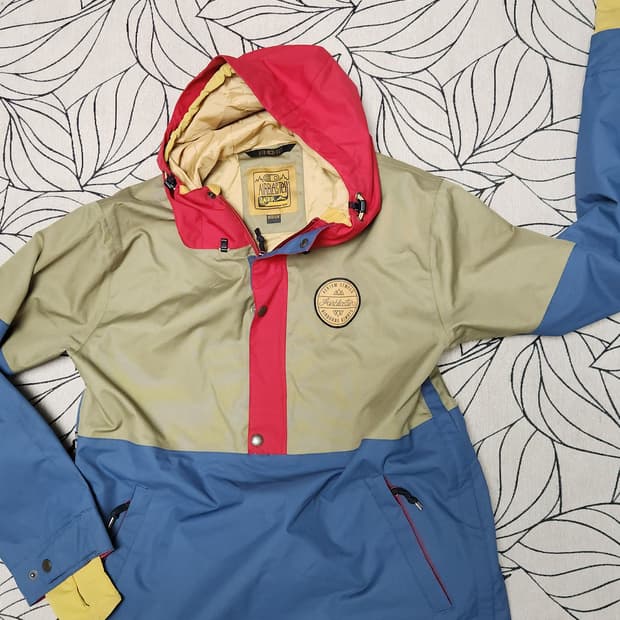 에어블러스터 컬러블록 스노우보드 아노락 M사이즈 105 추천