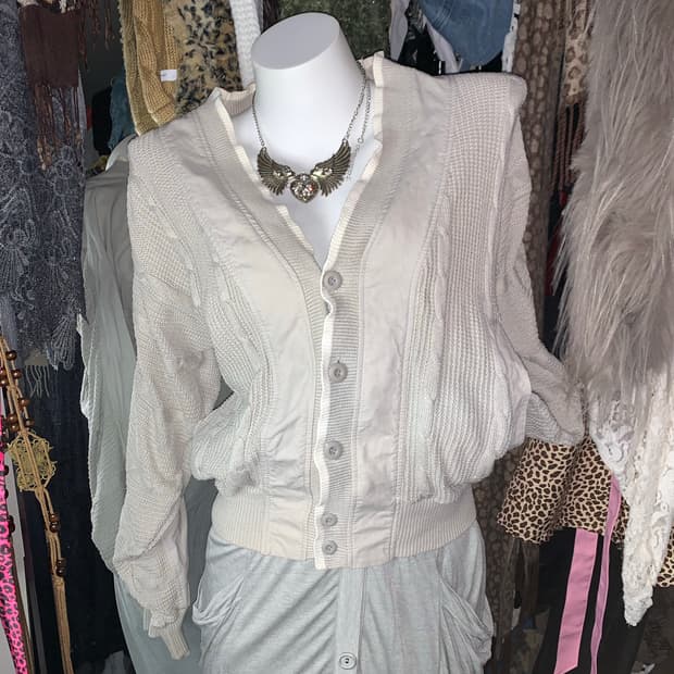 y2k 그런지 니트자켓 가디건