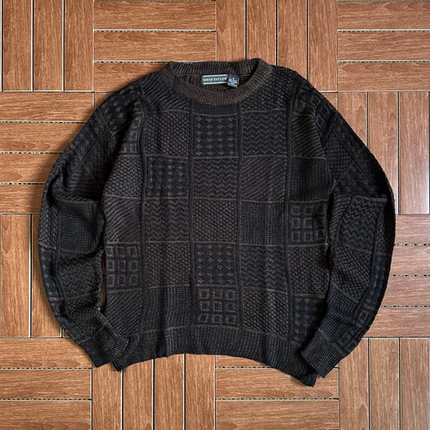 David taylor vintage knit sweater