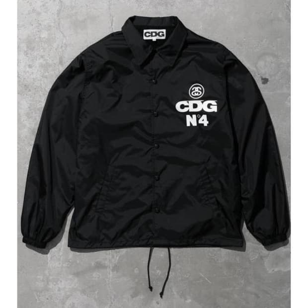 CDG Stussy 코치 자켓 N4