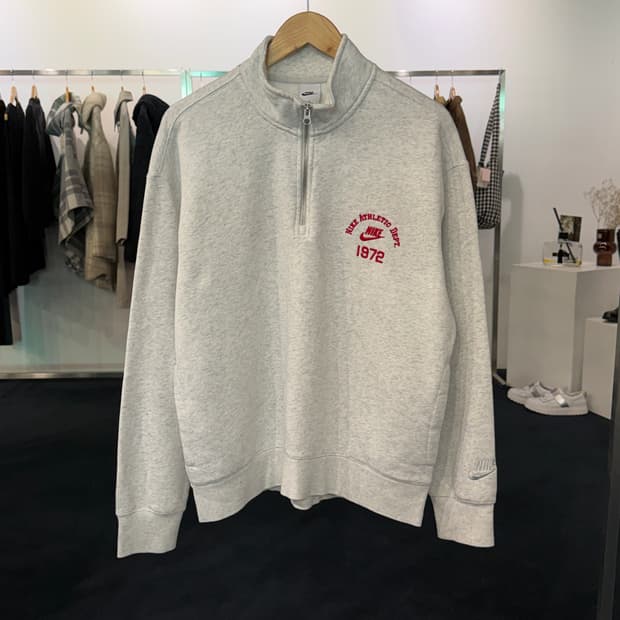 [XL] 나이키 스우시 쿼터집 맨투맨