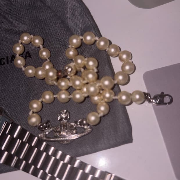 비비안웨스트우드 펄 목걸이