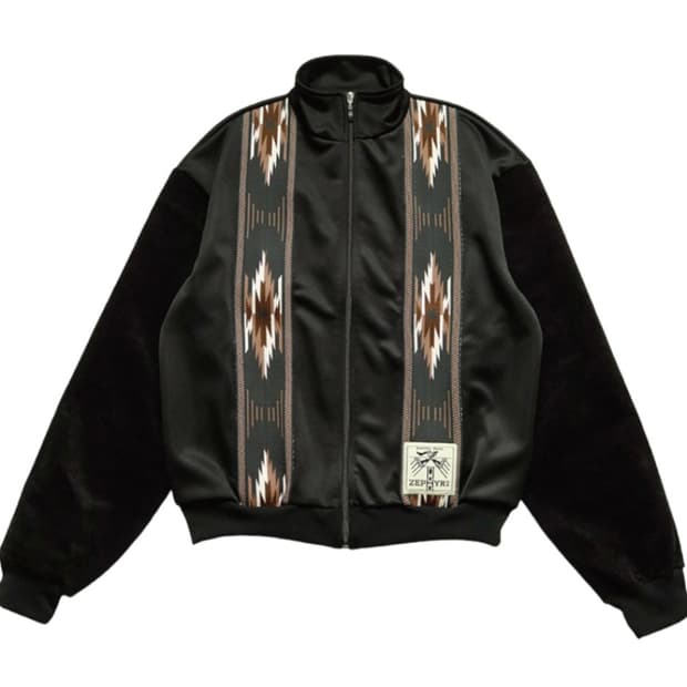 캐피탈 스무스 저지 코치 & 제피르 트랙 자켓 블랙