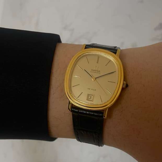 오메가 드빌 엘립스 오토매틱 빈티지 시계