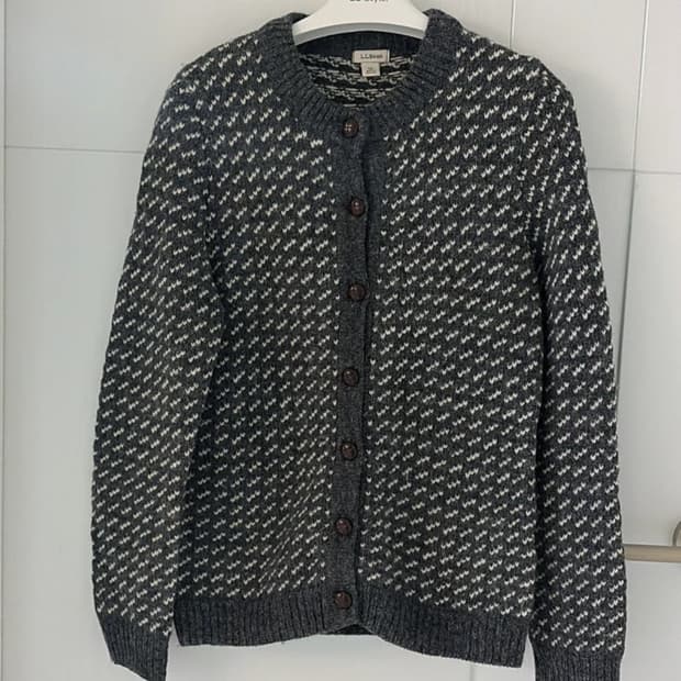 L.L.Bean 울 가디건 XS 55 정품
