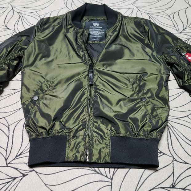 알파인더스트리 MAIRIDIUM 항공점퍼 다크그린 S 100사이즈