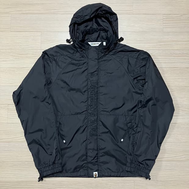 [BAPE] 베이프 자켓 윈드브레이커 바람막이 블랙