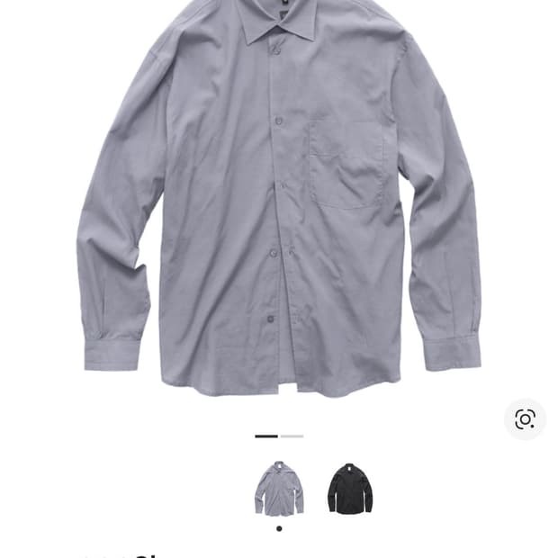 [2] 폴리테루 텐코 루즈드 셔츠 2.0 미드 블루 그레이