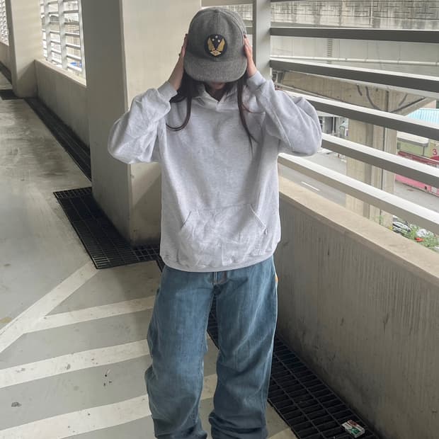 90‘s Russell 빈티지 후드티