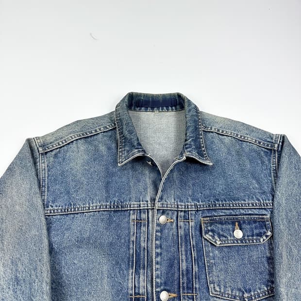 VTG 빈티지 재팬 워싱 트러커 데님자켓 (실측 L)