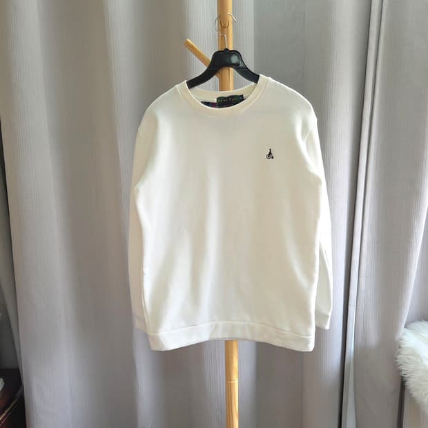 빈폴 흰색 맨투맨 티셔츠 M#최상급