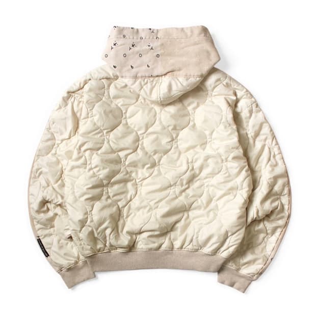 캐피탈 플리스 반다나 비부악 후드 집업 블루종 자켓