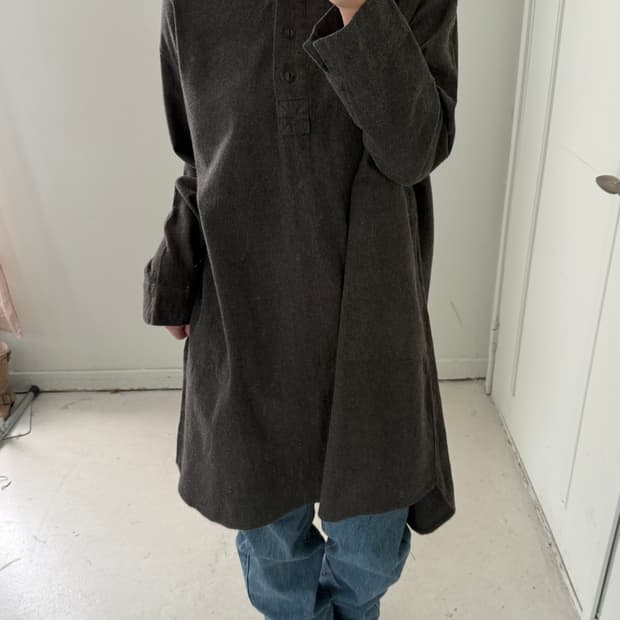 일본빈티지 모리 아틀리에 후드 원피스