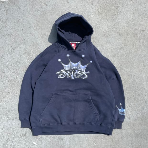 JNCO 진코 징코 00s Y2K 드래곤 그래픽 올드스쿨 힙합 후드티