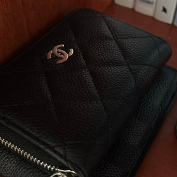 샤넬 캐비어 동전지갑